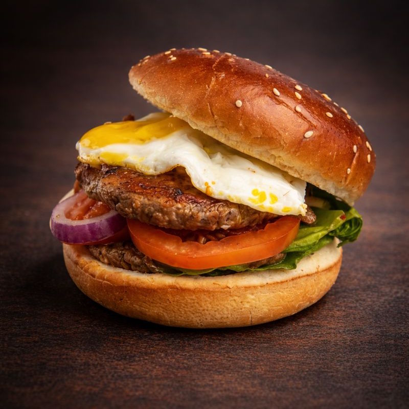 המבורגר טעים במקום